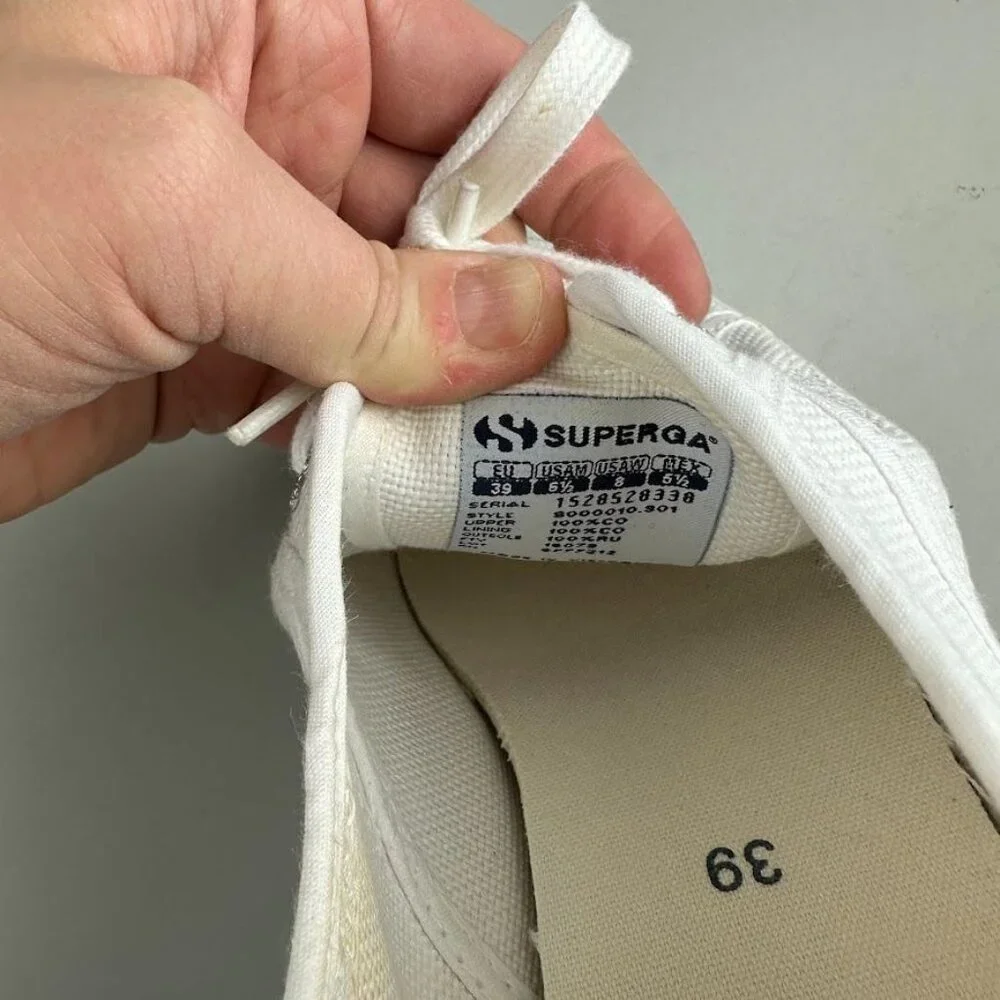 Superga 2750 Cotu Classic Sneaker in White - Picture 3 of 8